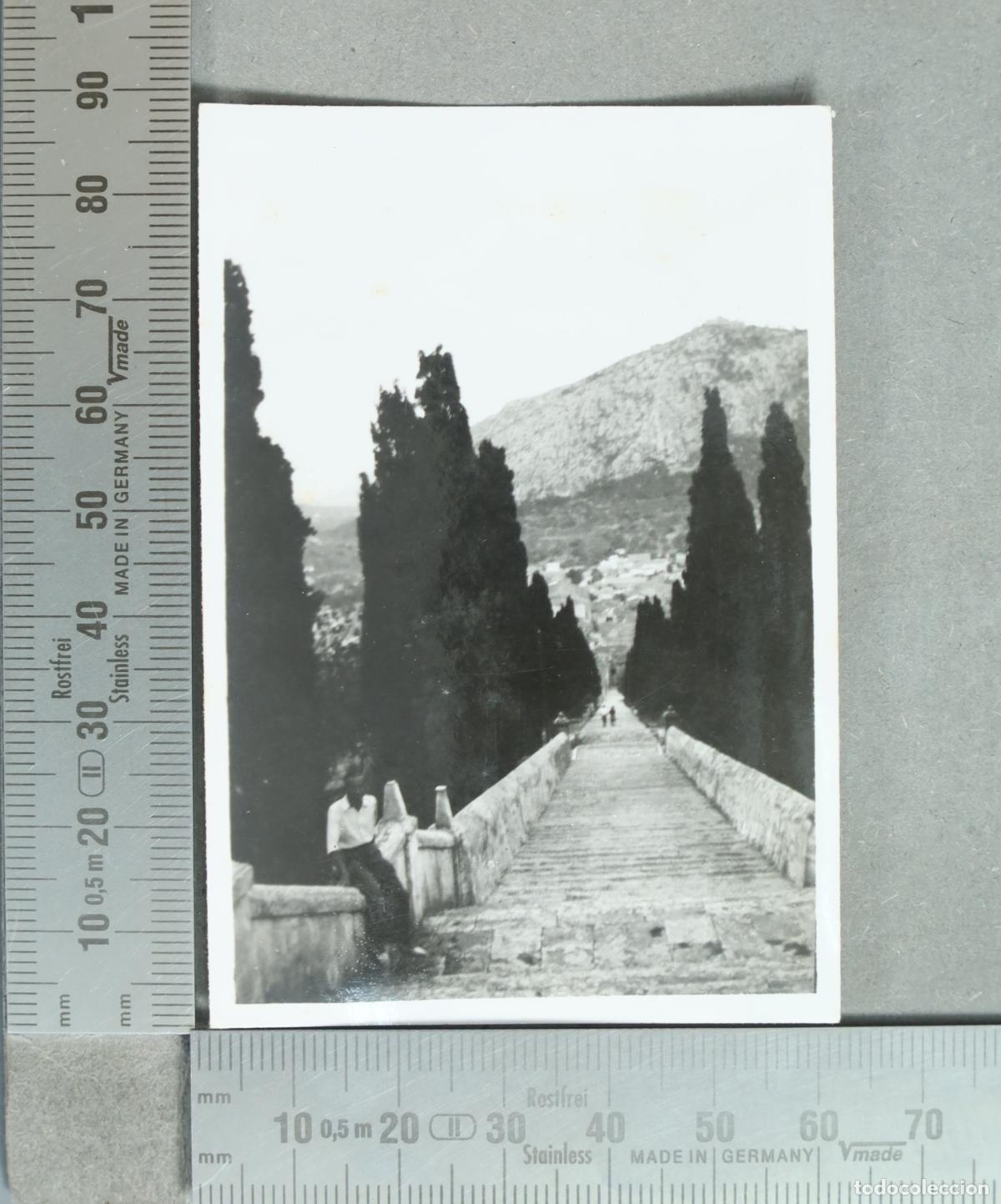 Fotograf&iacute;a antigua: FOTOGRAFIA. Carrer del Calvari hacia 1940