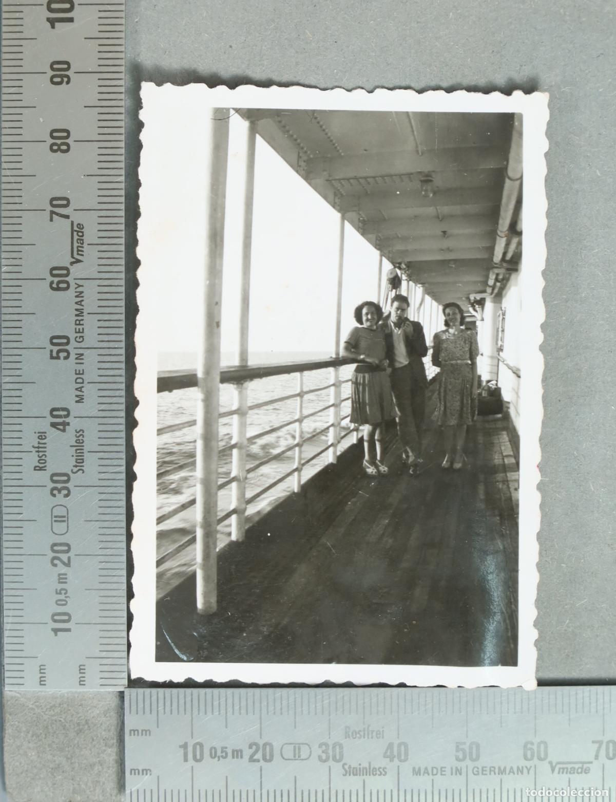 Fotograf&iacute;a antigua: FOTOGRAFIA. Barco a Palma 1943