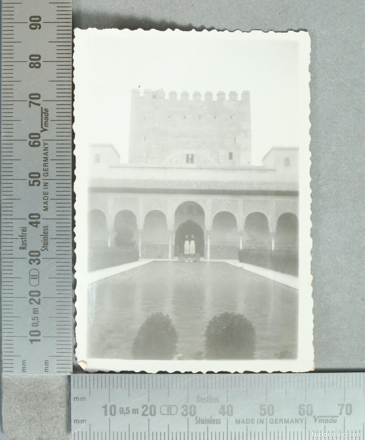 Fotograf&iacute;a antigua: FOTOGRAFIA. Granada - Alhambra - Patio de los Arrayanes 1934