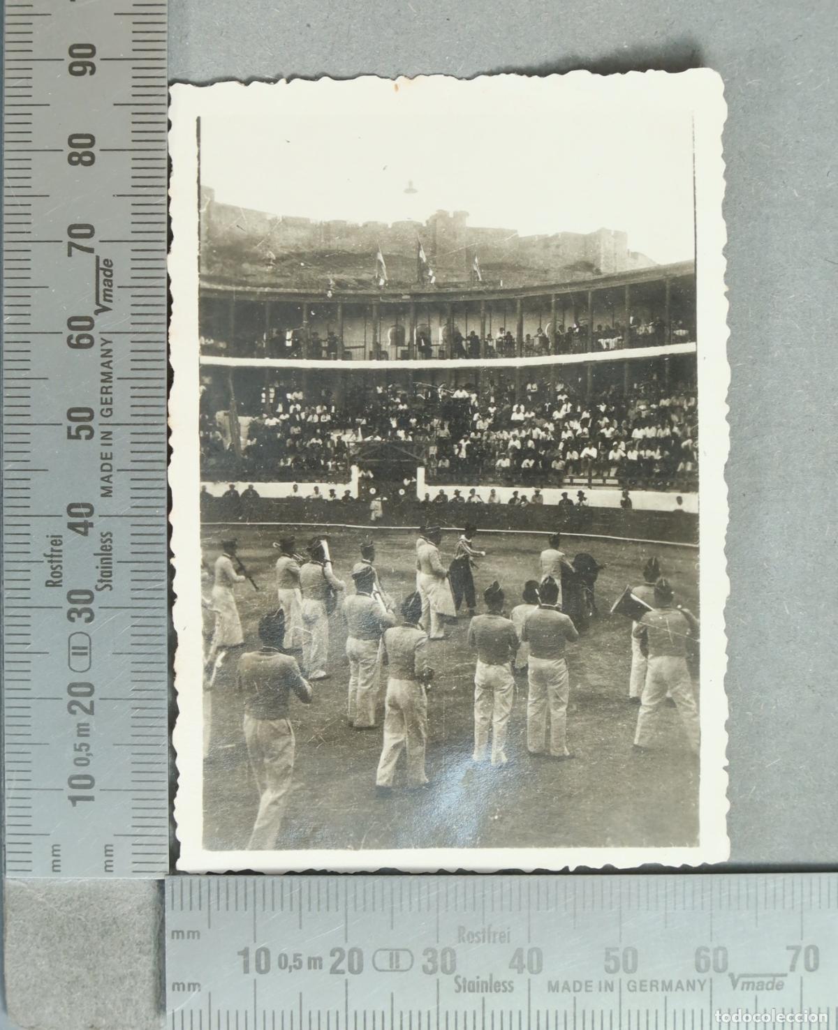 Fotograf&iacute;a antigua: FOTOGRAFIA. Plaza de toros - ESPECTACULO COMICO TAURINO. TORTOSA. 1933