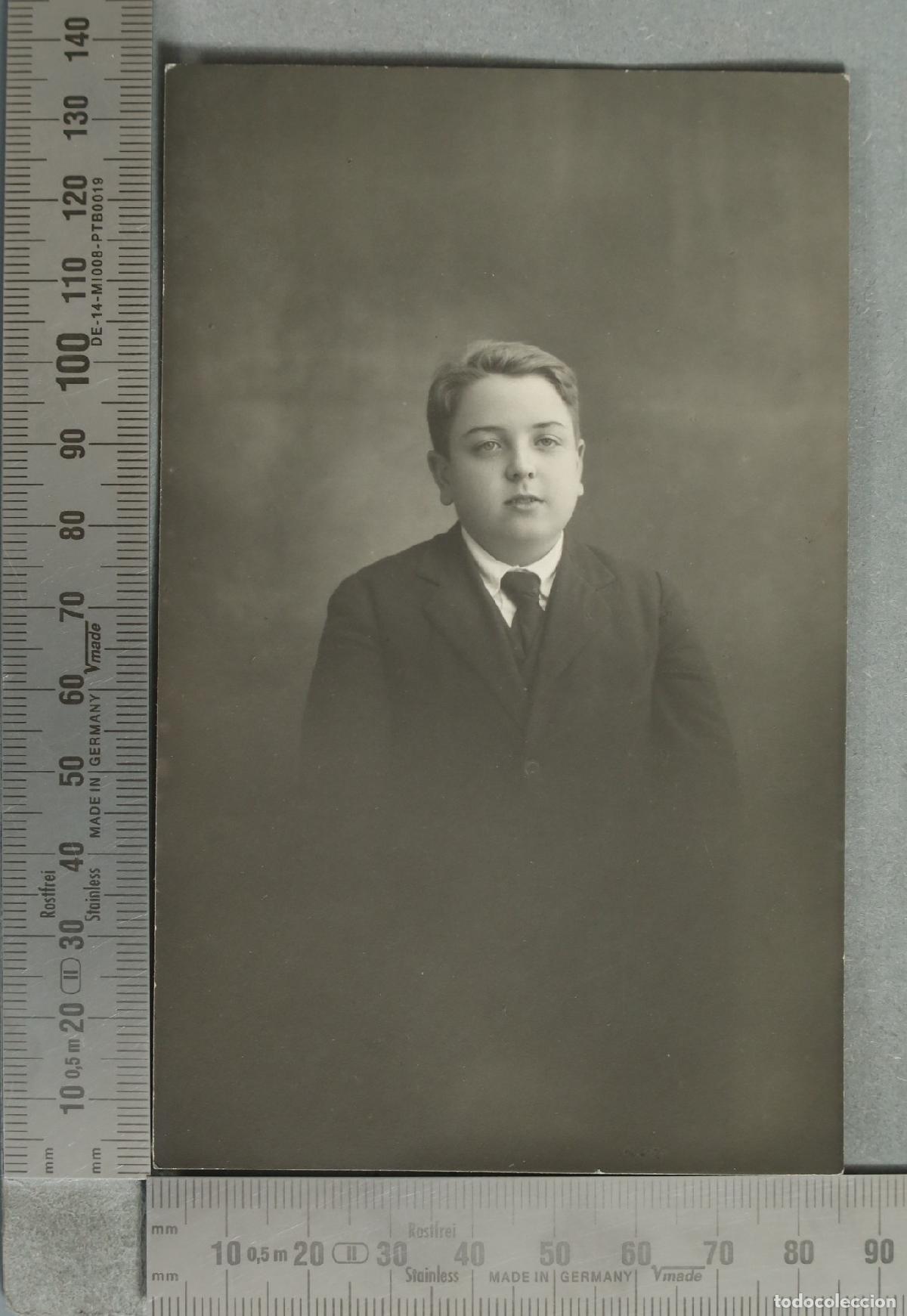 Fotograf&iacute;a antigua: FOTOGRAFIA. Retrato de joven hacia 1920