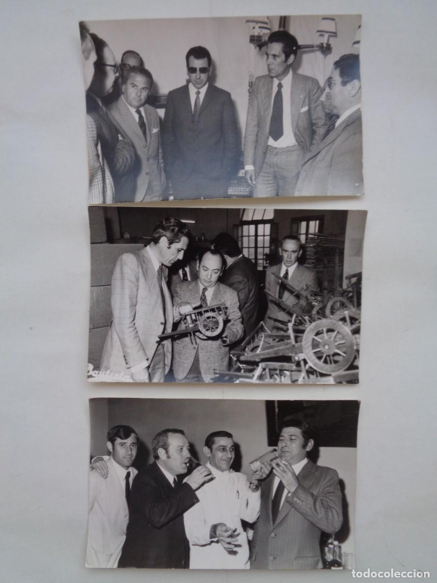 Fotografia antiga: LOTE DE 3 FOTOS DE ACTO Y EXPOSICION EN PE&Ntilde;ARROYA-PUEBLONUEVO . DE BAUTISTA