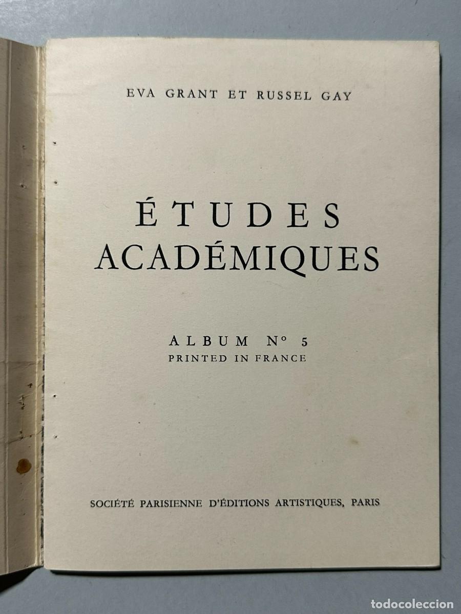 Fotograf&iacute;a antigua: Desnudo femenino de estudio EVA GRANT &Eacute;tudes Acad&eacute;miques