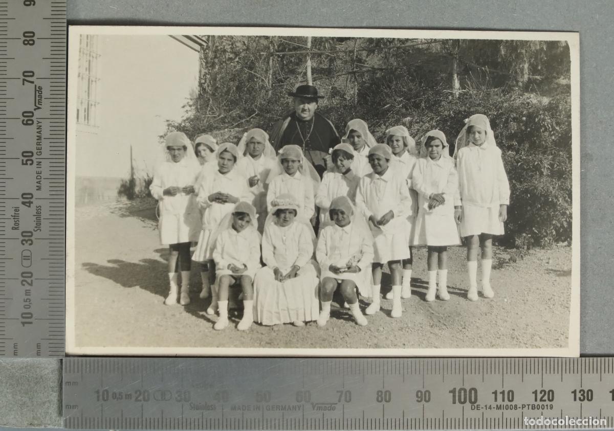 Fotograf&iacute;a antigua: FOTOGRAFIA. Primera comuni&oacute;n OBISPO Manuel Gonz&aacute;lez Garc&iacute;a hacia 1920