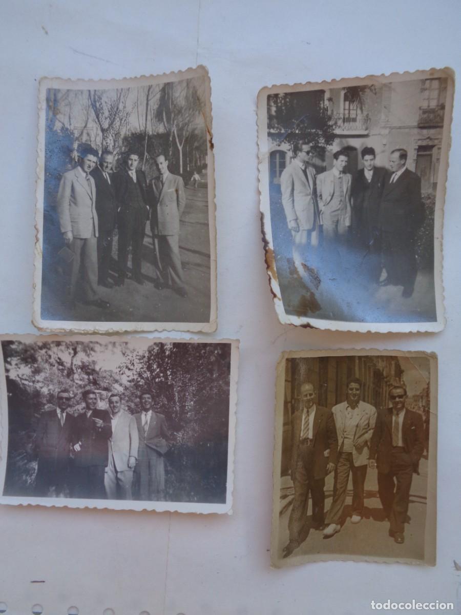 Antique Photography: LOTE DE 4 MINUTEROS DE FOTOGRAFOS CALLEJEROS DE HOMBRES POSANDO