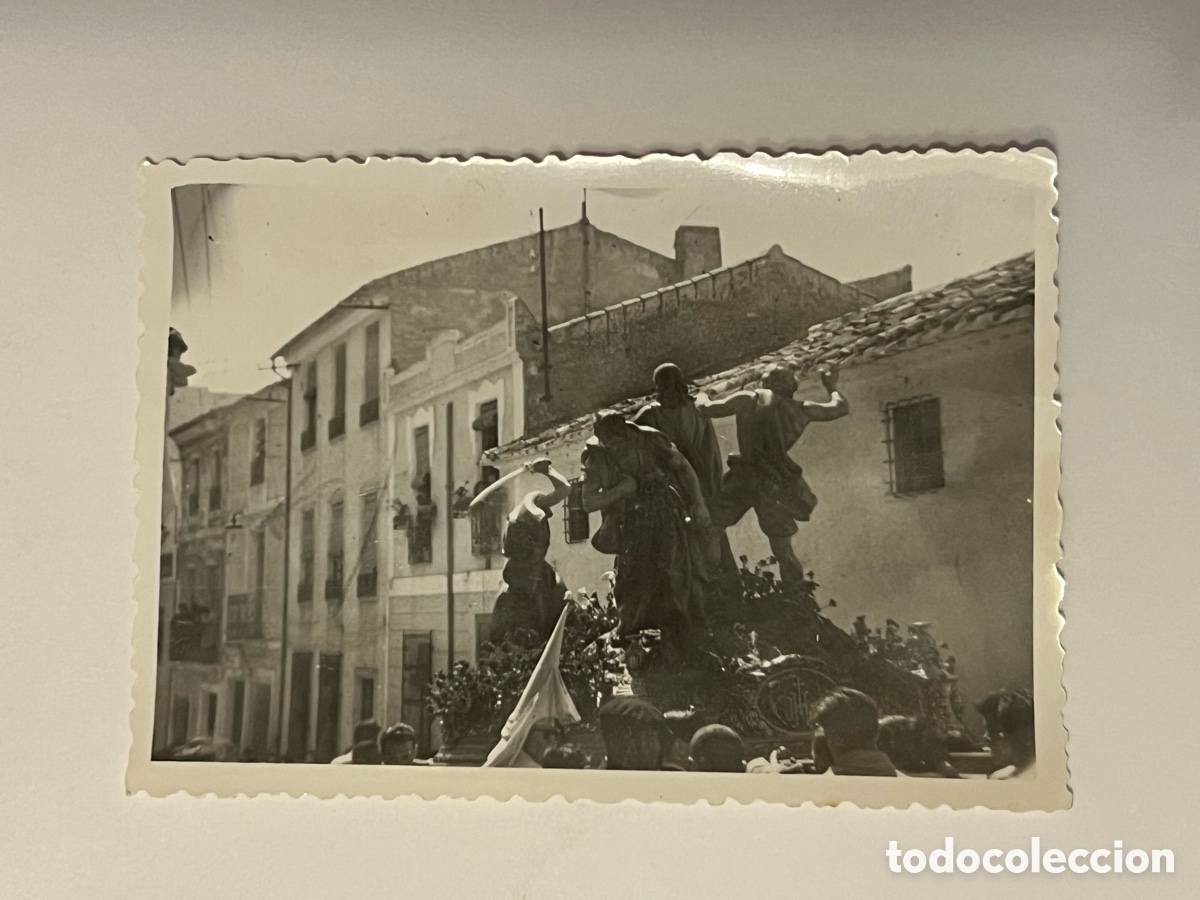Fotograf&iacute;a antigua: HELL&Iacute;N (Albacete) El Prendimiento de Nuestro Se&ntilde;or Jesucristo. Semana Santa (h.1960?)