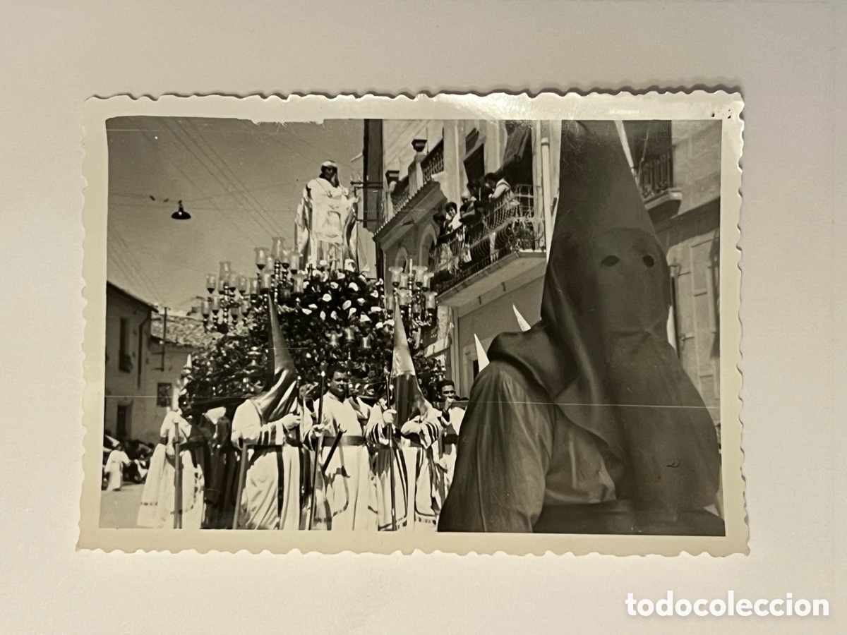 Fotograf&iacute;a antigua: HELL&Iacute;N (Albacete) Real Cofrad&iacute;a de Nuestra Se&ntilde;ora del Dolor. Semana Santa. Fotograf&iacute;a (h.1960?)