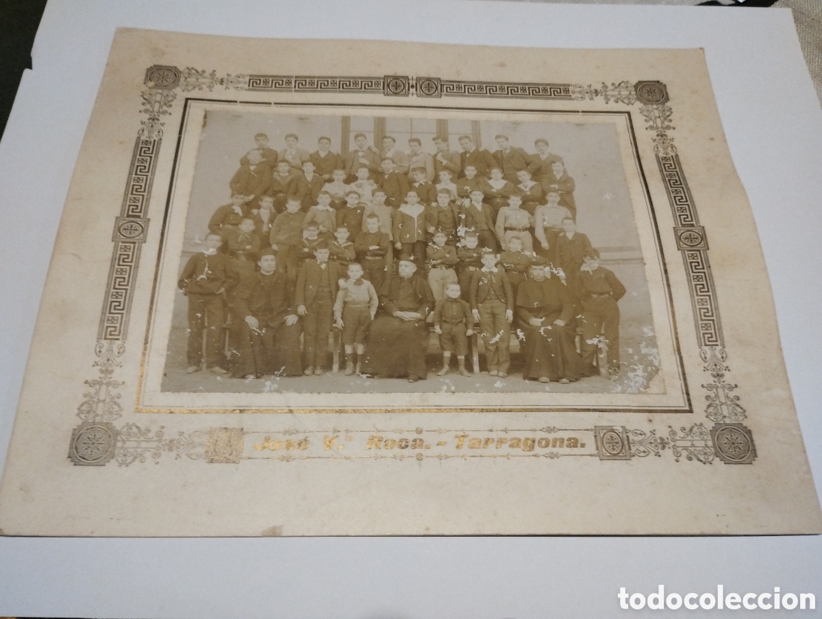 Fotografia antica: Escuelas Pias de Vilanova i la Geltr&uacute; sobre 1890 fotografo Jos&eacute; V.Roca