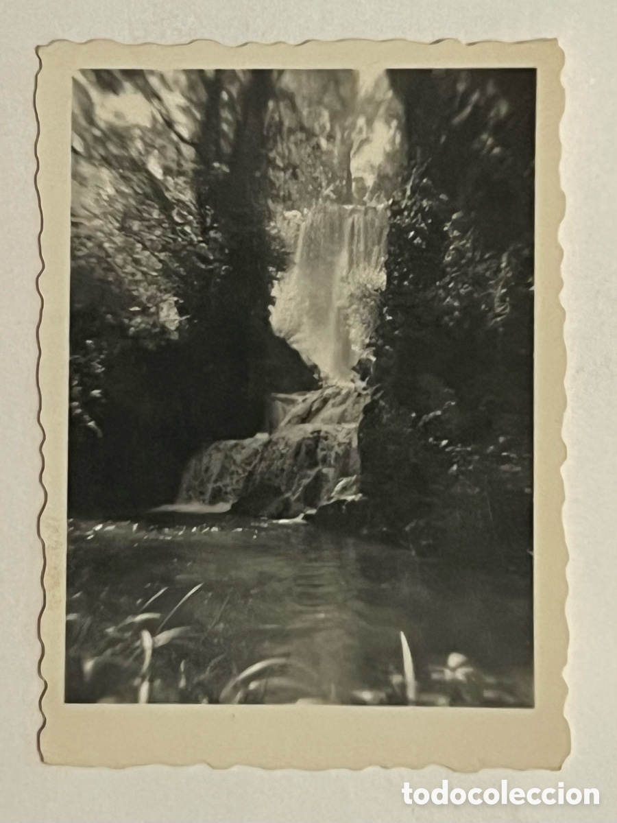 Fotografia antica: MONASTERIO DE PIEDRA. Ba&ntilde;os de Diana.. Foto Octubre de 1954, Med&iacute;das: 4,5 x 6,5 cm