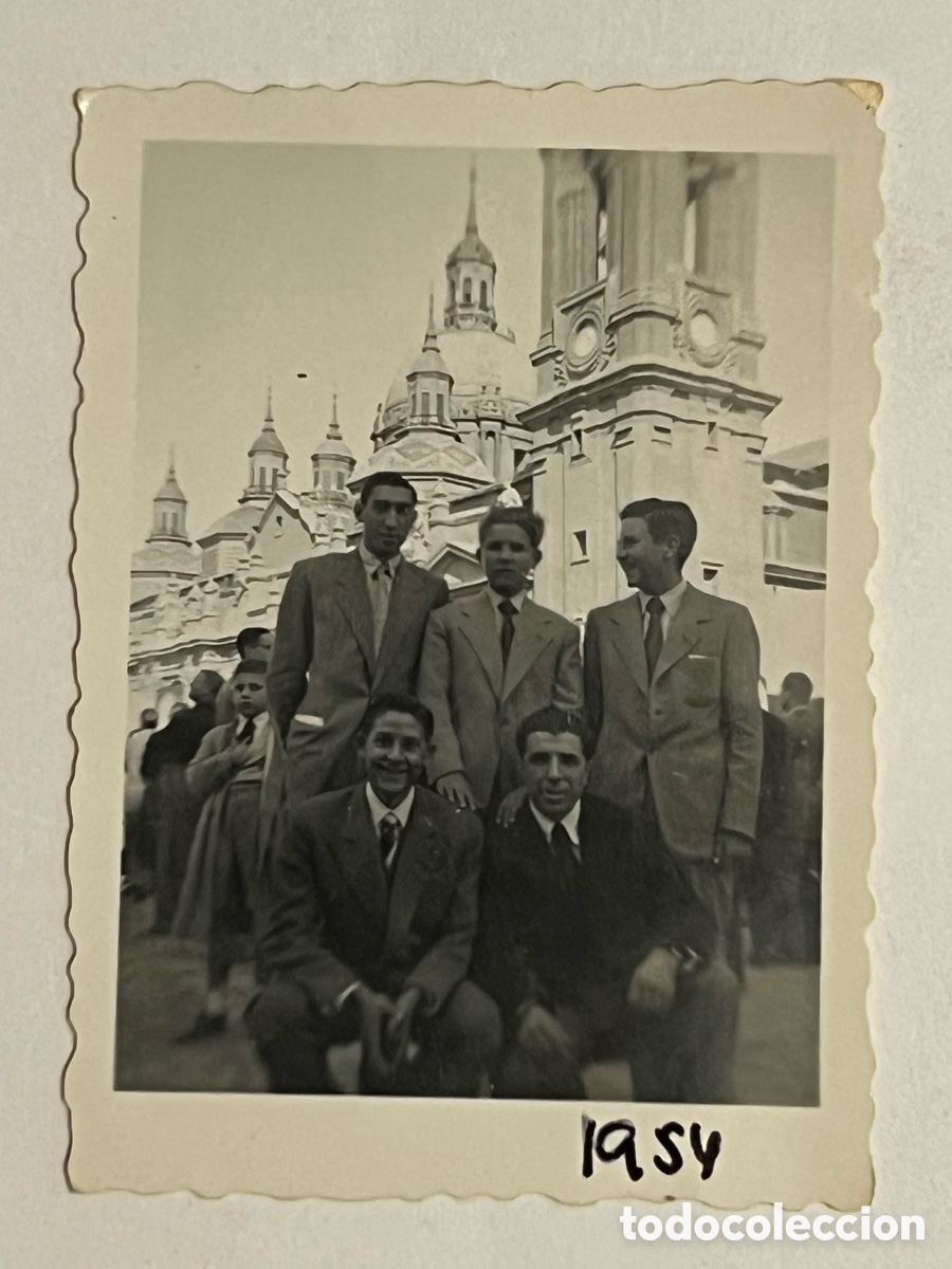 Fotograf&iacute;a antigua: ZARAGOZA Basilica del Pilar... Foto Octubre de 1954