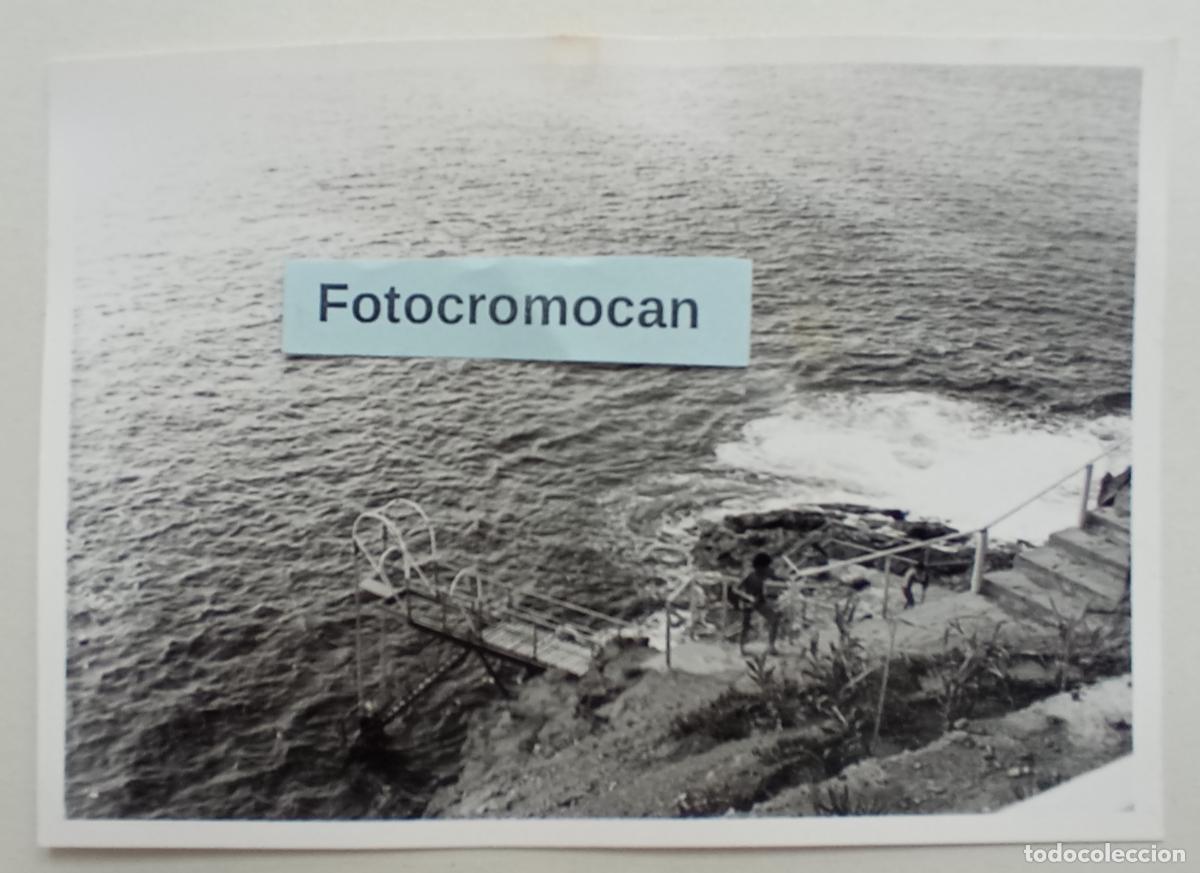 Fotograf&iacute;a antigua: FOTOGRAF&Iacute;A. TRAMPOL&Iacute;N EN LA COSTA. TENERIFE