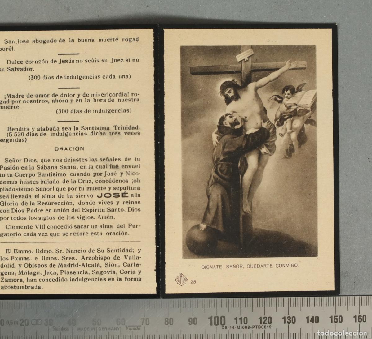Fotograf&iacute;a antigua: ESQUELA. HOMBRE. 1921. LEGANES.