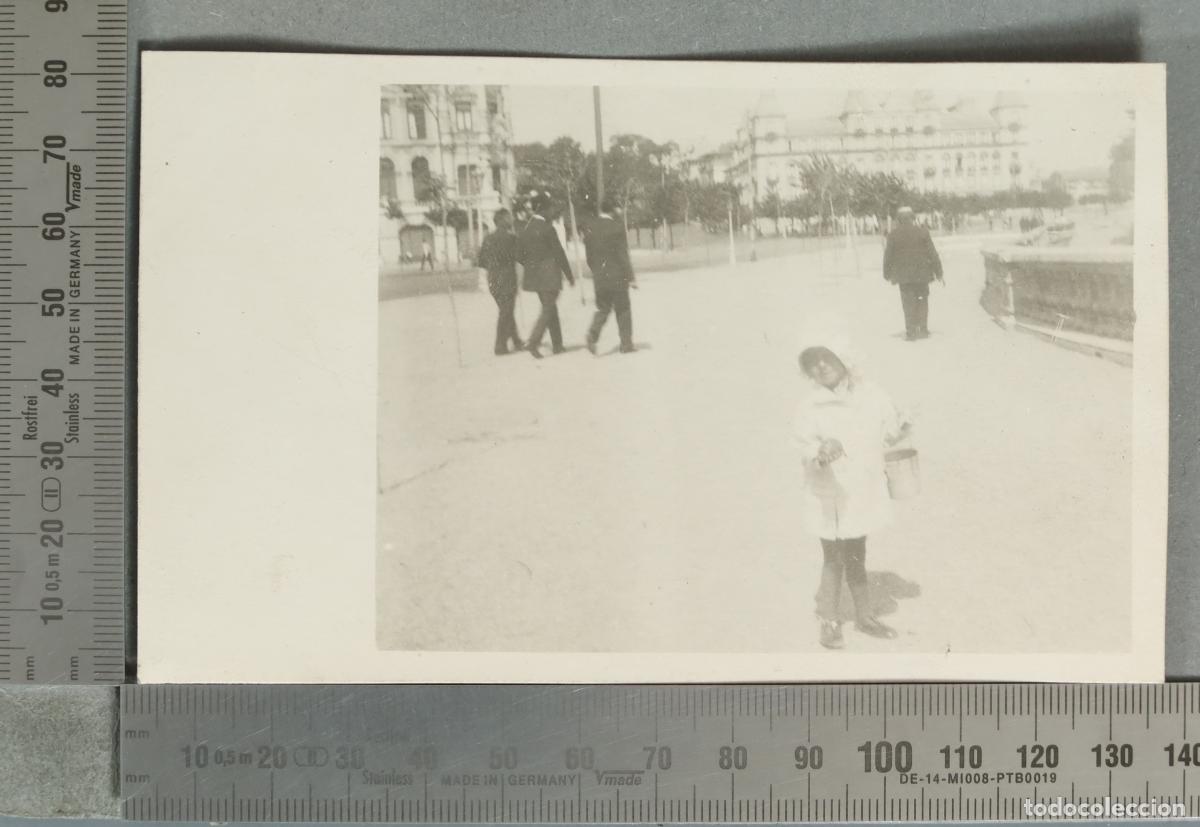 Fotograf&iacute;a antigua: FOTOGRAFIA. VISTA PASEO MARITIMO. &iquest;SAN SEBASTIAN? hacia 1920