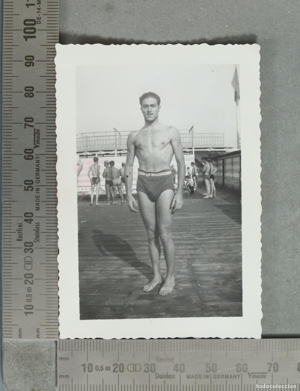 Fotograf&iacute;a antigua: FOTOGRAFIA. CLUB DEPORTIVO SAN SEBASTIAN BA&Ntilde;ISTA. BARCELONA hacia 1930