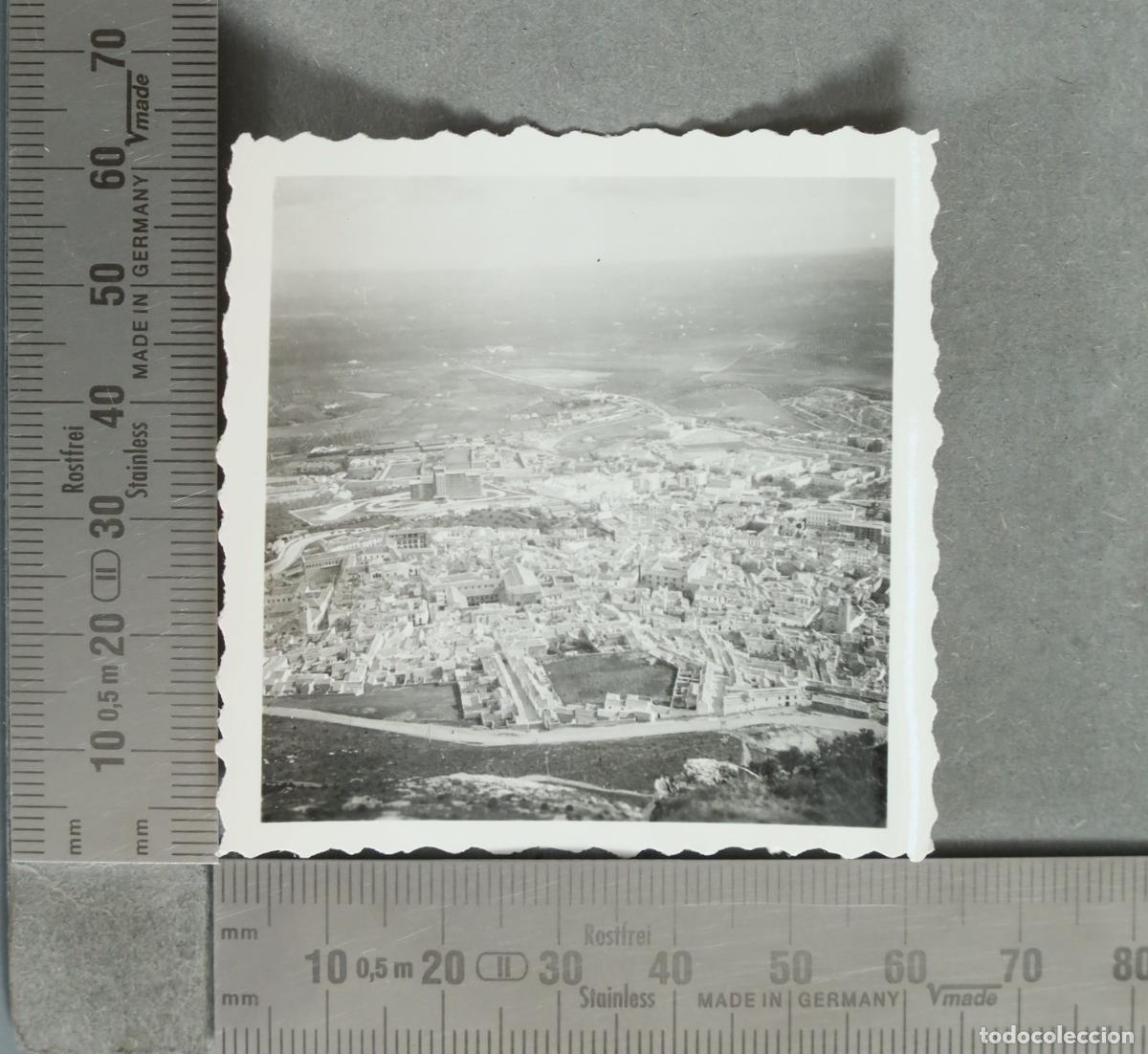 Fotograf&iacute;a antigua: FOTOGRAFIA. Vista a&eacute;rea de ciudad hacia 1940