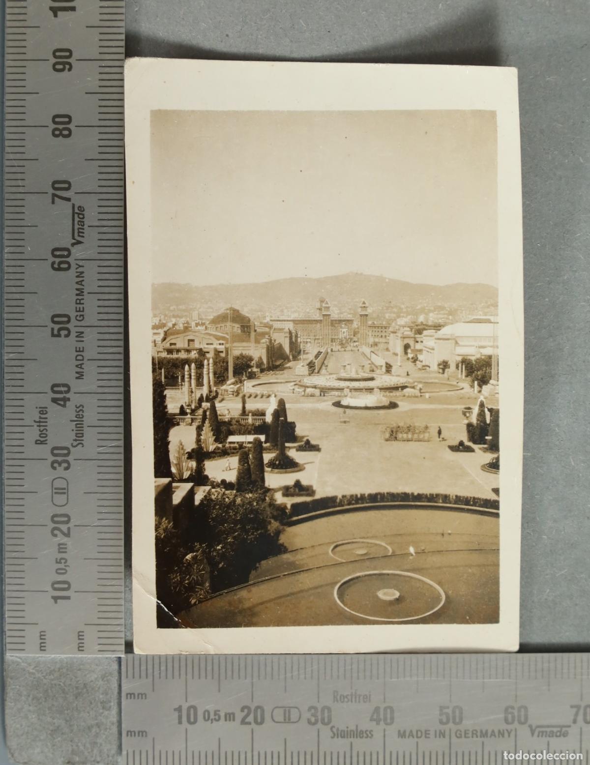 Fotograf&iacute;a antigua: FOTOGRAFIA. Barcelona - Montjuic - Exposicion Internacional hacia 1930