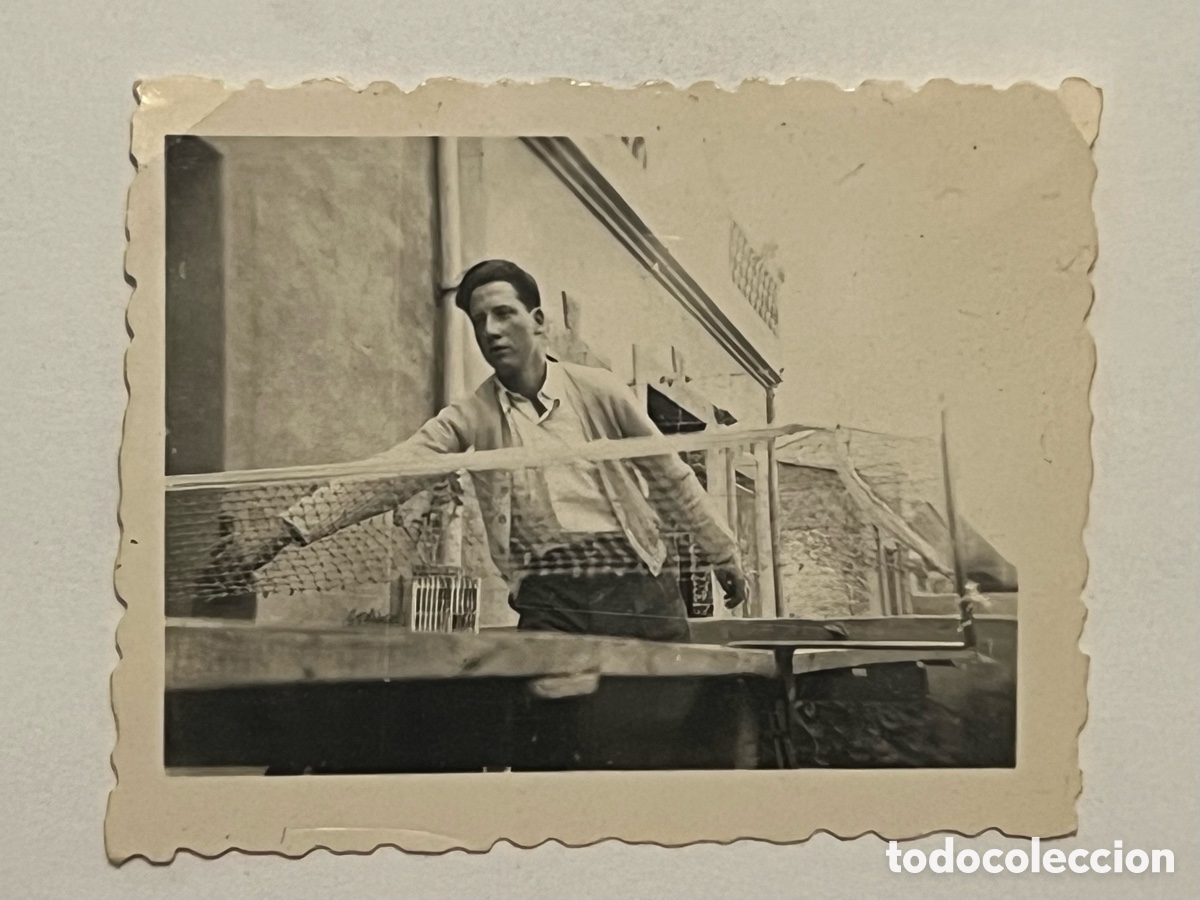 Fotografia antica: TORRENTE (Valencia) Partida de Pimpon en casa de Aigues.. Pascua de 1955, Medidas: 4,5 x 6