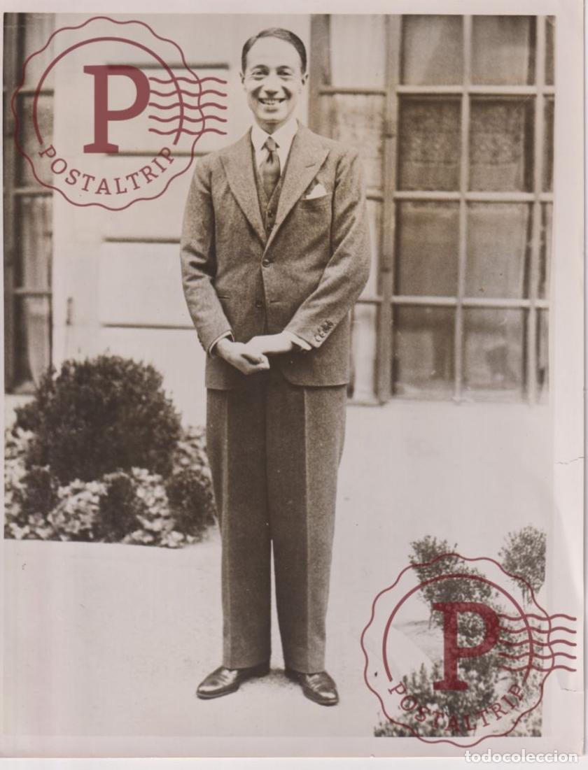 Fotograf&iacute;a antigua: SIR PHILIPPE SASSOON. POLITICO. POLITICIAN. POLITICIEN. +-22X16CM