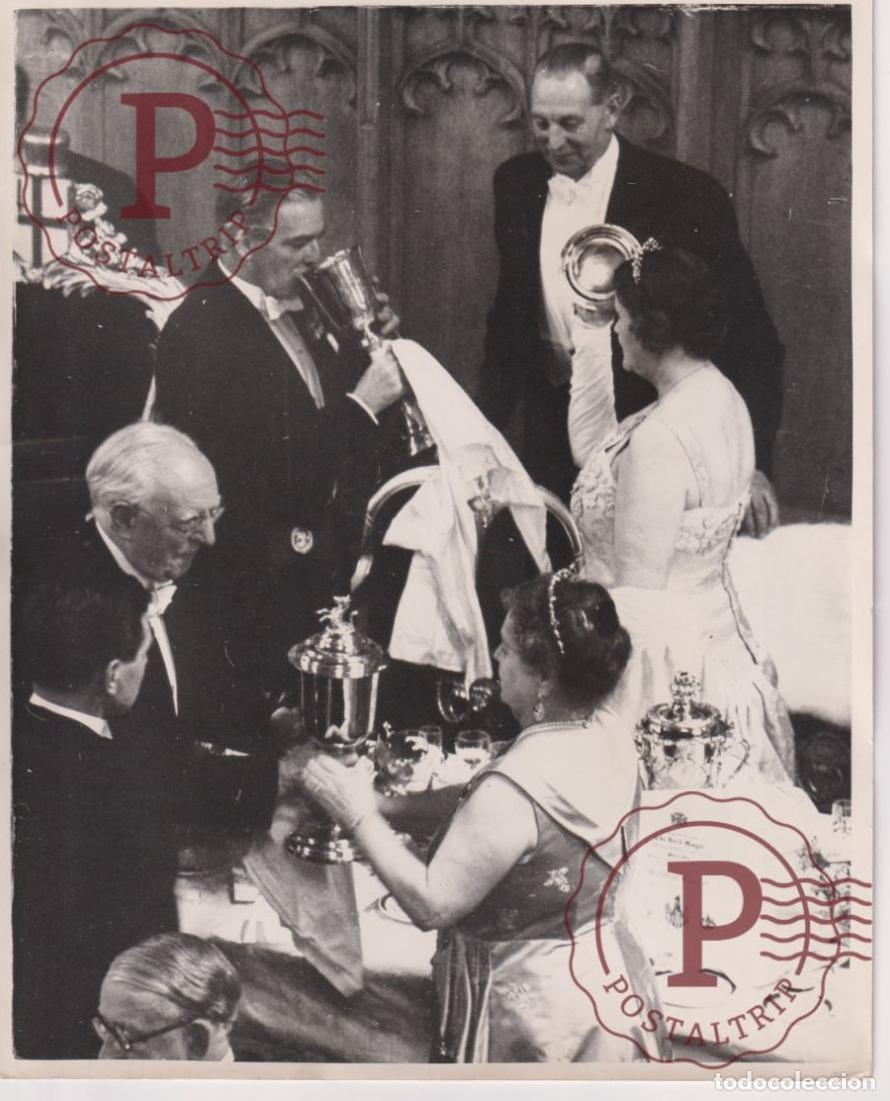 Fotograf&iacute;a antigua: SIR ANTHONY. LORD MAYORS BANQUET. EGYPT. ISRAEL. ARAB STATES. +-25.5X20.5CM