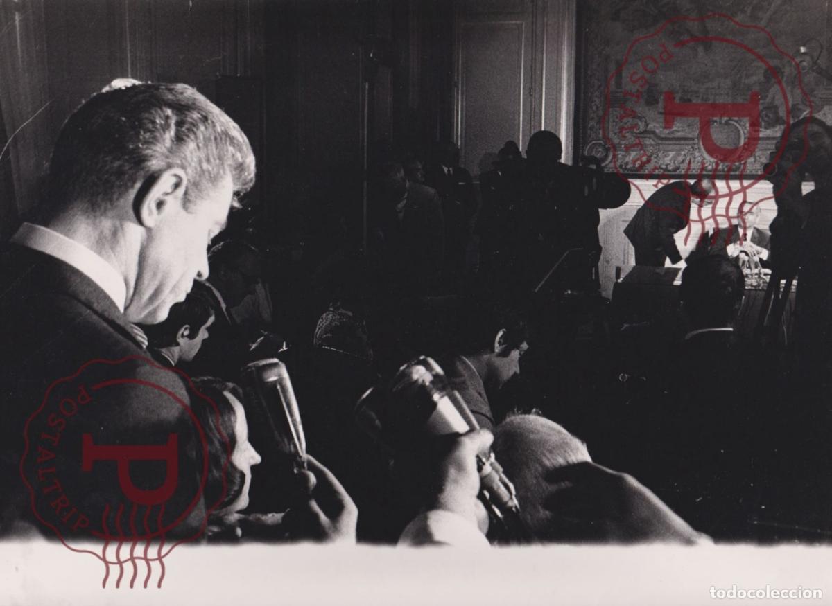 Antique Photography: JEAN JACQUES SERVAN SCHREIBER. POLITICO. POLITICIAN POLITICIEN. +-31X22CM