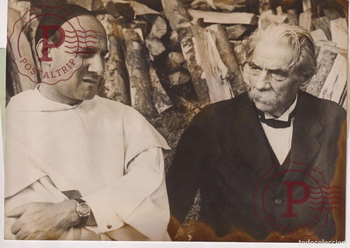 Antique Photography: ESCULPTEUR BARTELLETY DAILLON. ESCULTOR. DR SCHWEITZER. MEDICINE. MEDICINA. 18X13CM