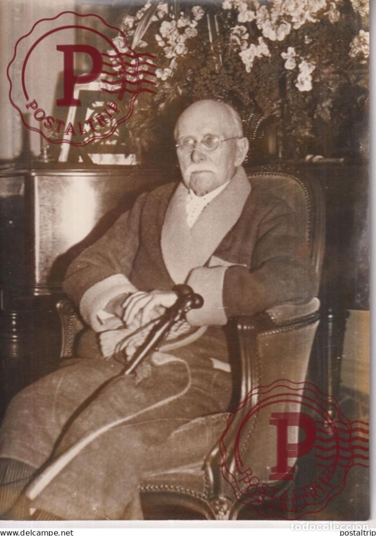 Photographie ancienne: EDOUARD BRANLY 20 ANNIVERSAIRE DE SON MORT TSF 18*13CM press photo SCIENTIST
