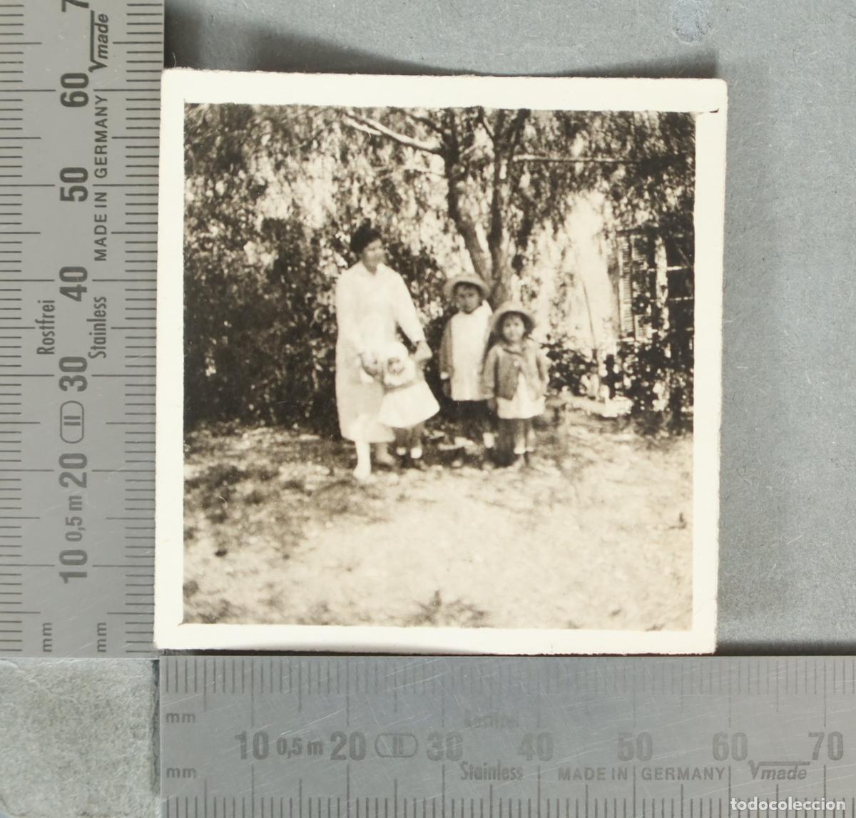 Fotograf&iacute;a antigua: FOTOGRAFIA. familia bajo los arboles hacia 1920