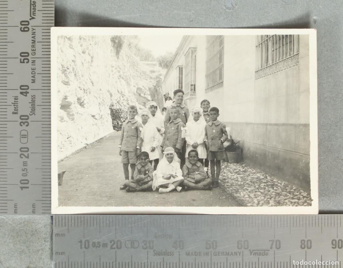 Fotograf&iacute;a antigua: FOTOGRAFIA. Ni&Ntilde;os de comunion. hacia 1920
