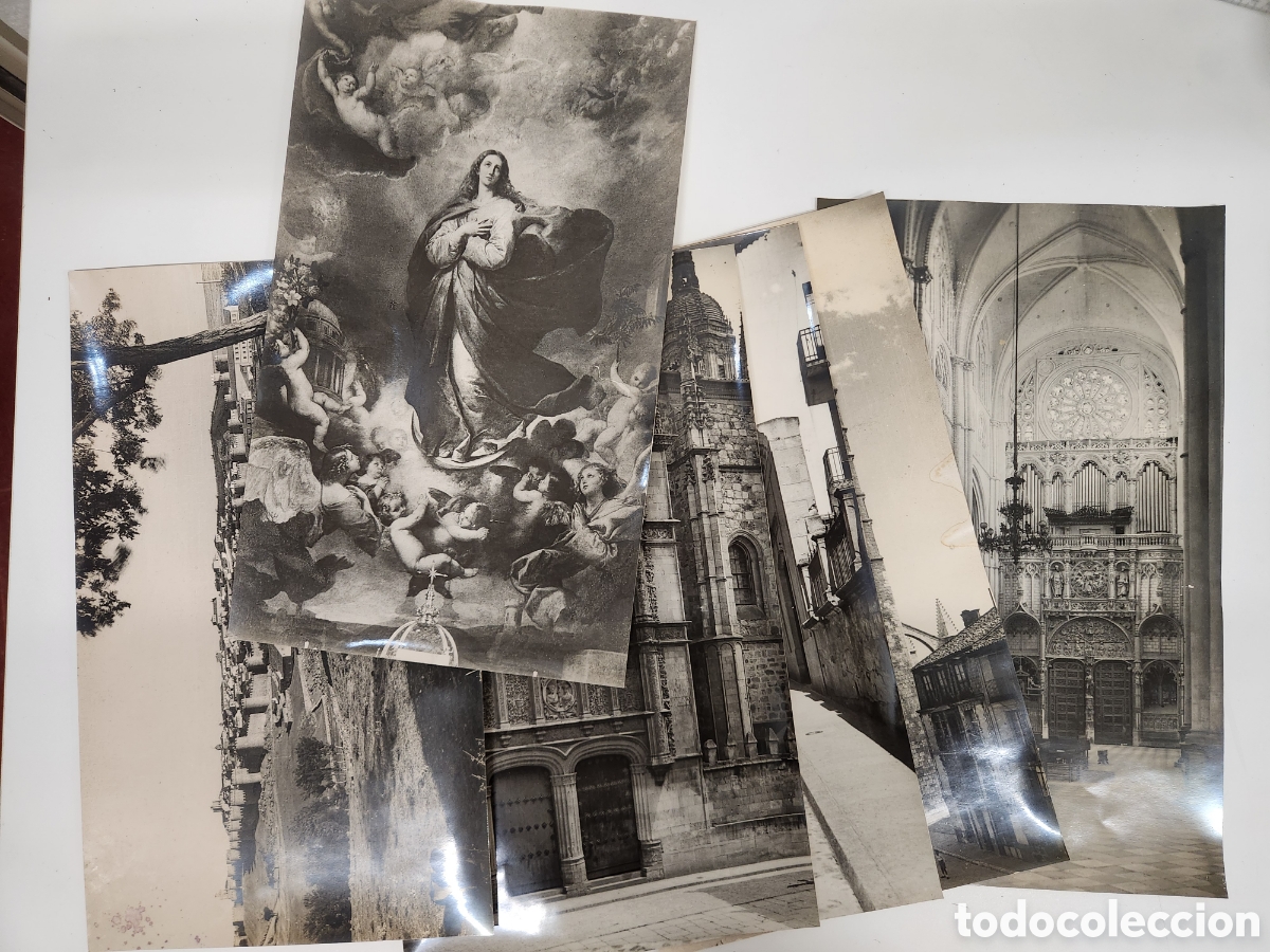 Fotograf&iacute;a antigua: Lote 6 ampliaciones fotogr&aacute;ficas antiguas Salamanca, &Aacute;vila, Valladolid y Toledo