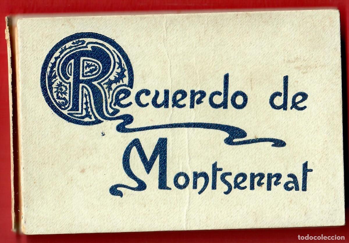 Fotograf&iacute;a antigua: Recuerdo de Montserrat - Barcelona - Bloc completo -