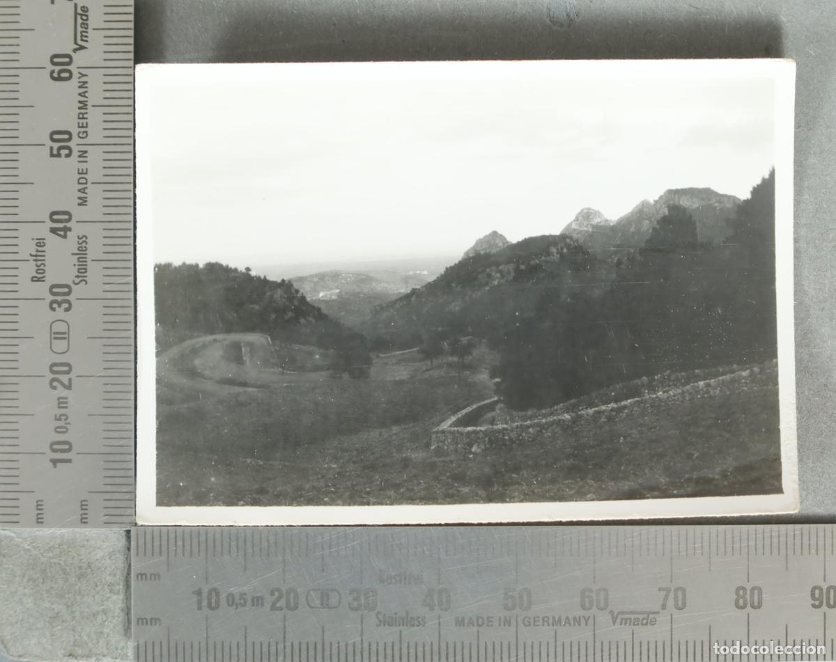 Fotograf&iacute;a antigua: FOTOGRAFIA. Paisaje monta&ntilde;oso con carretera. palma 1941