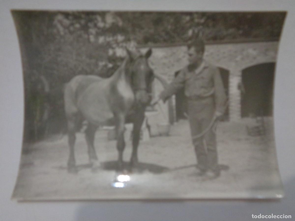 Fotograf&iacute;a antigua: FOTO DE HOMBRE CON CABALLO , 1964