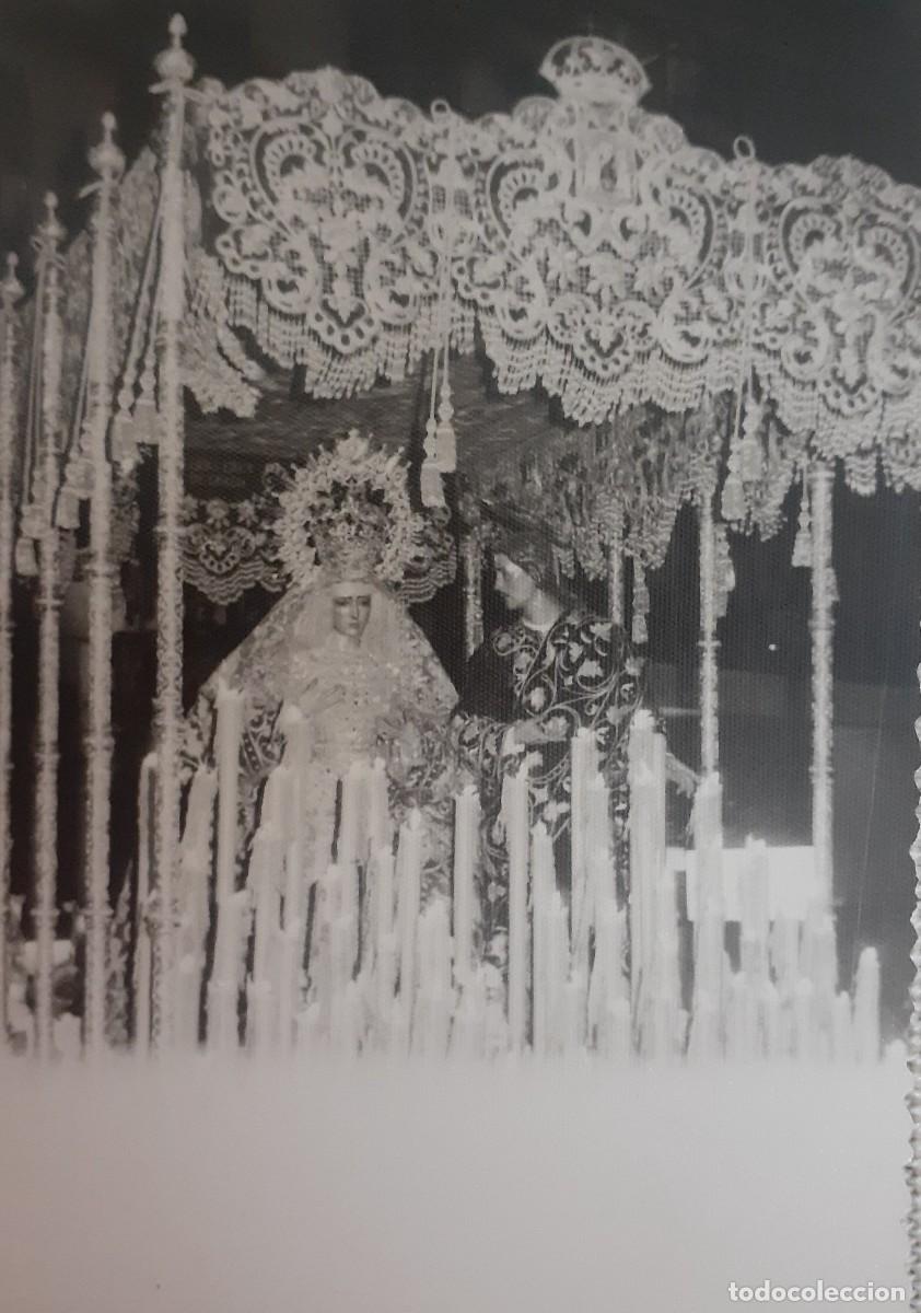 Fotograf&iacute;a antigua: SEMANA SANTA SEVILLA,1968, FOTO VIRGEN DEL DULCE NOMBRE , 7X11 CM.