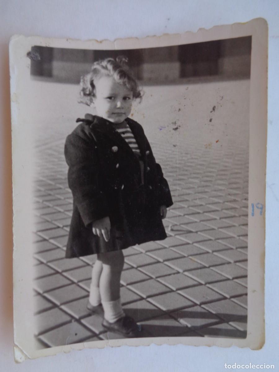 Fotograf&iacute;a antigua: MINUTERO DE FOTOGRAFO CALLEJERO DE NI&Ntilde;A , A&Ntilde;OS 40 . DE SAEZ