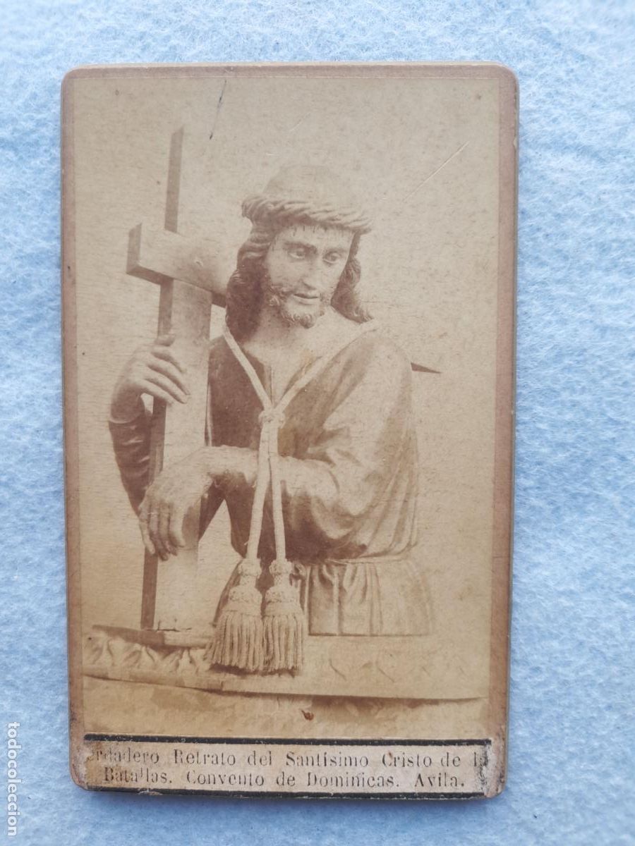Alte Fotografie: Fotograf&iacute;a antigua del Sant&iacute;simo Cristo de las Batallas. &Aacute;vila.