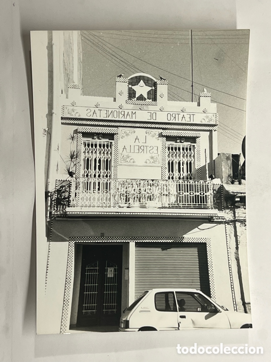 Fotografia antiga: CABA&Ntilde;AL (Valencia) Fotograf&iacute;a Teatro de Marionetas LA ESTRELLA&hellip; Med&iacute;das: 12 x 18 cm