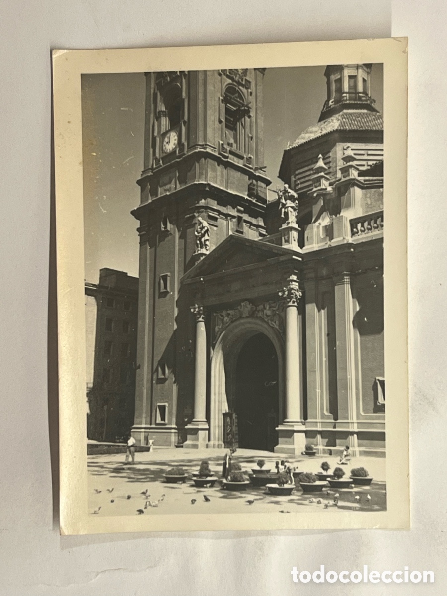 Alte Fotografie: TORRE&Oacute;N FORTEA, Zaragoza&hellip; Fotograf&iacute;a, Agosto de 1960, Medidas: 7,5 x 10,5 cm.,