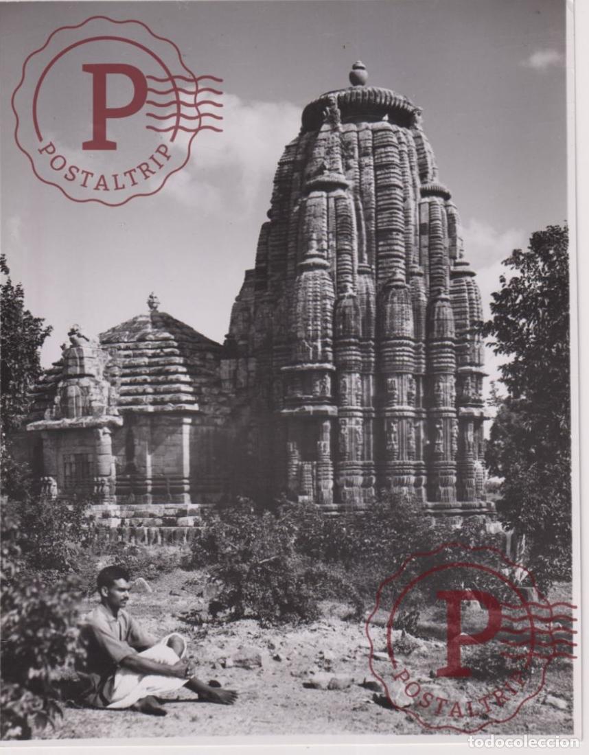 Antique Photography: ASIA. INDIA. INDE. BHUVANESHWAR RAJA RANI TEMPLE. PHOTO FOTO. +- 23X18CM