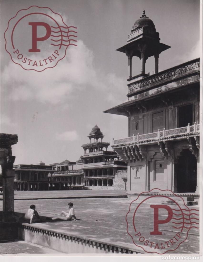Antique Photography: ASIA. INDIA. INDE. FATEHPUR SKRI. PUNCH MAHALS VIEW FROM THE CORNER OF DIWAN KHAS. PHOTO FOTO. +- 2