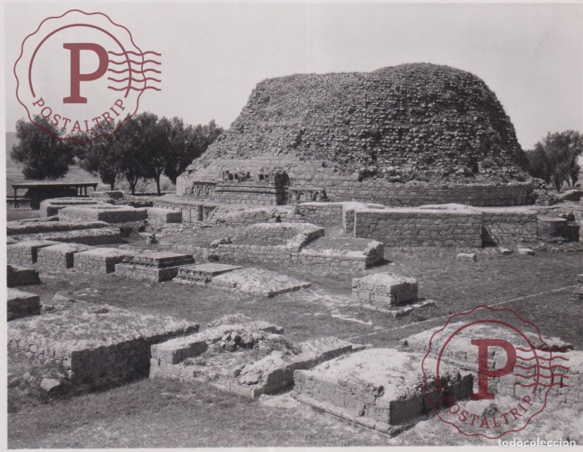 Fotograf&iacute;a antigua: ASIA. INDIA. INDE. TAXILA. THE DHARMARAJKS STUPA. MAIN STUPA EAST DATING... PHOTO FOTO. 21X16CM