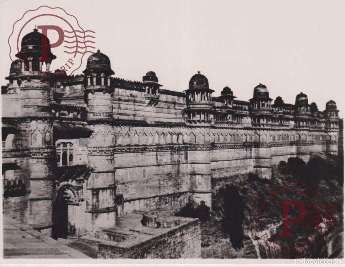 Fotograf&iacute;a antigua: ASIA. INDIA. INDE. GWALIOR. RAJA MAN SINGHS PALACE GWALIOR FORT. PHOTO FOTO. 21X16CM