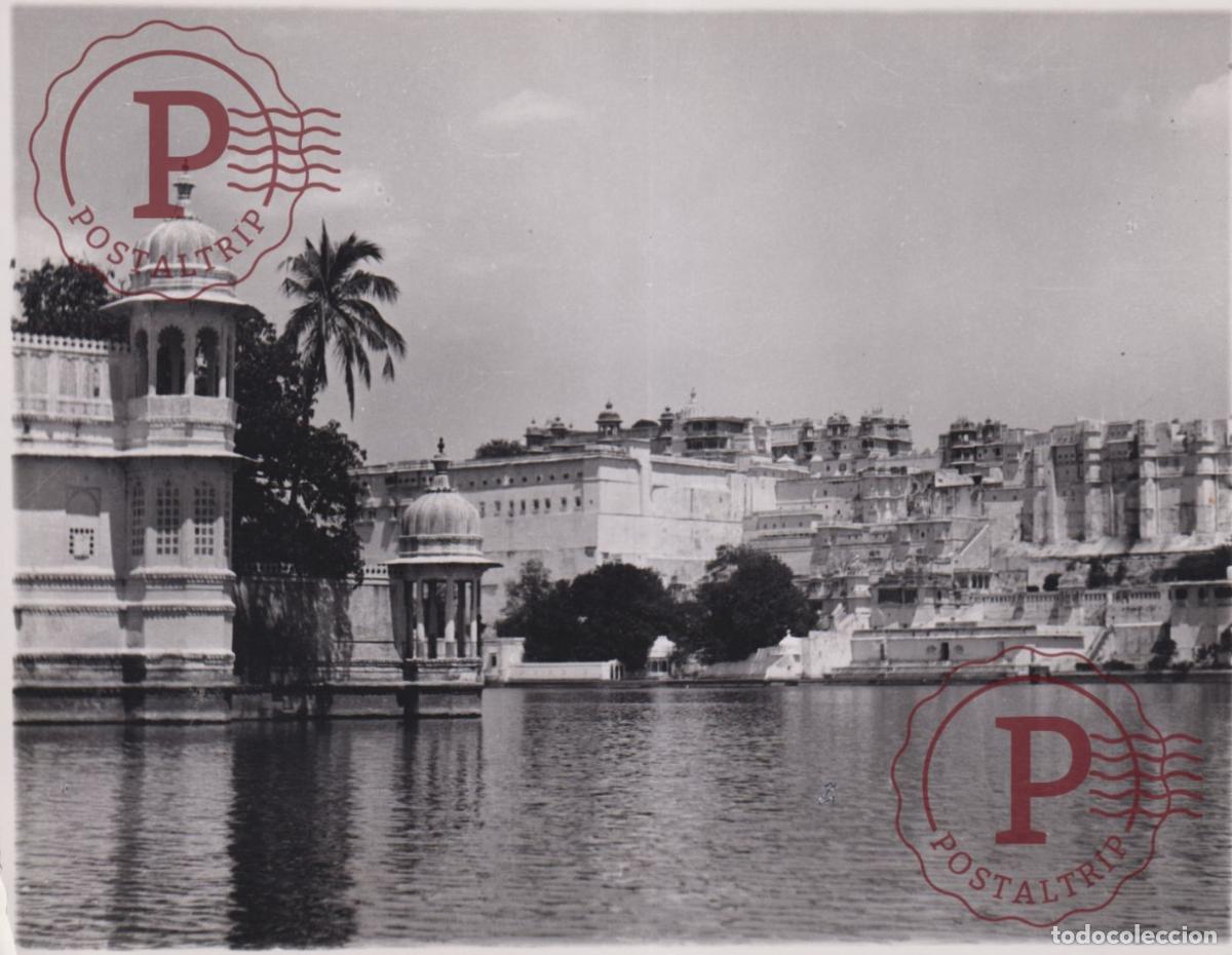 Fotograf&iacute;a antigua: ASIA. INDIA. INDE. UDIAPUR. JAL MAHAL. WATER PALACE. PHOTO FOTO. 21X16CM