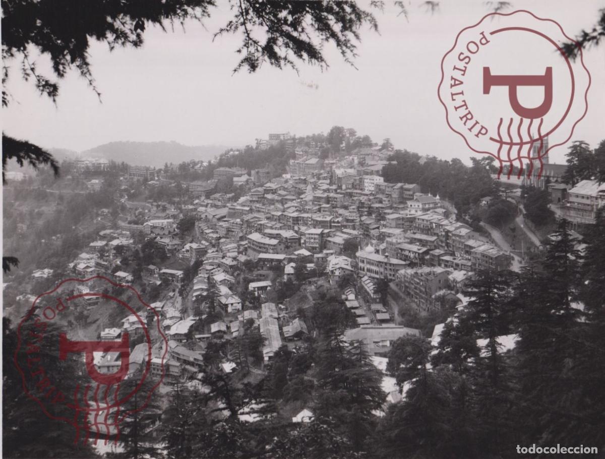 Fotograf&iacute;a antigua: ASIA. INDIA. INDE. SIMLA. GENERAL VIEW OF SIMLA. PHOTO FOTO. 24X18.5CM