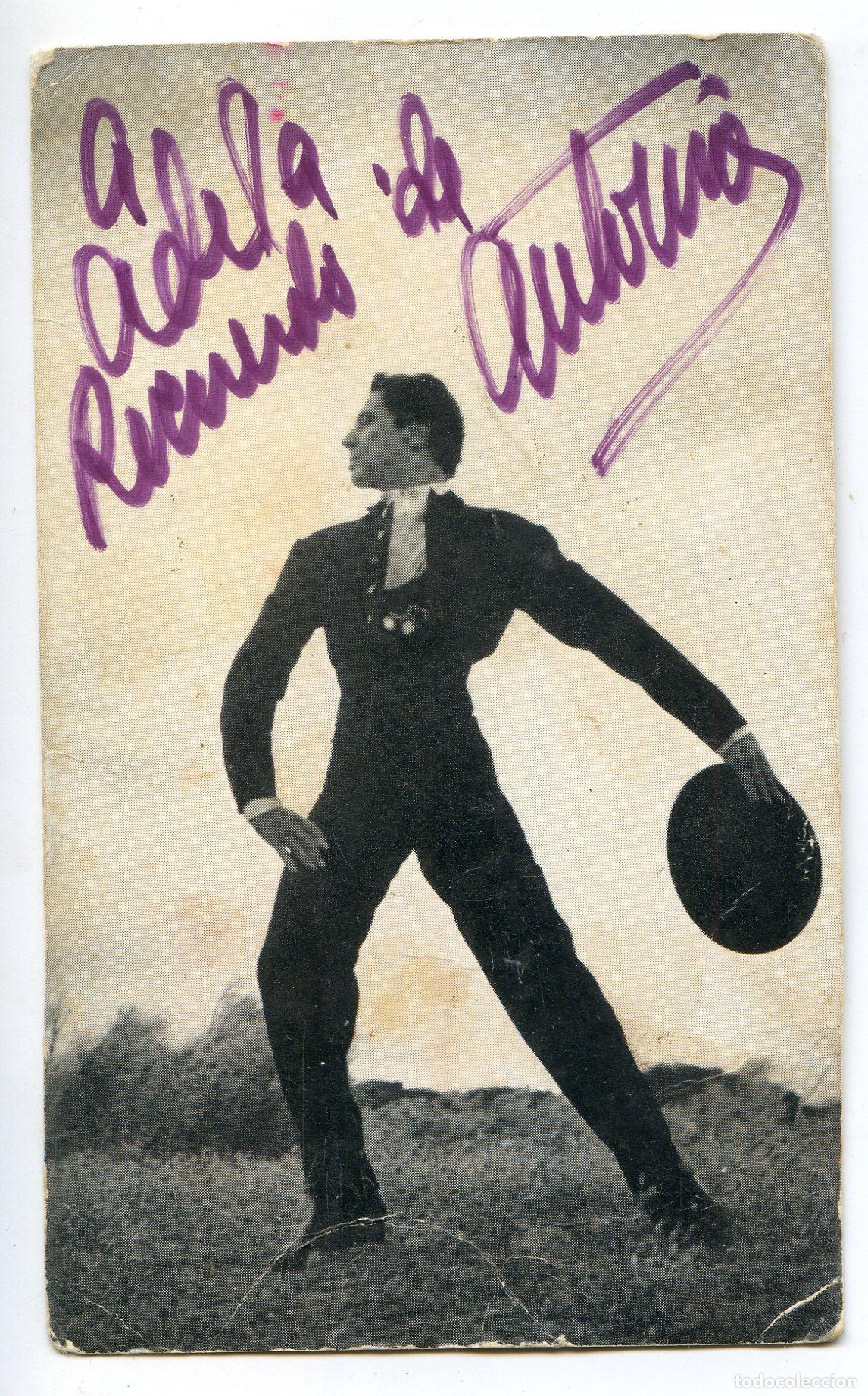 Alte Fotografie: Antonio el bailar&iacute;n. Fotograf&iacute;a dedicada, danza, ballet