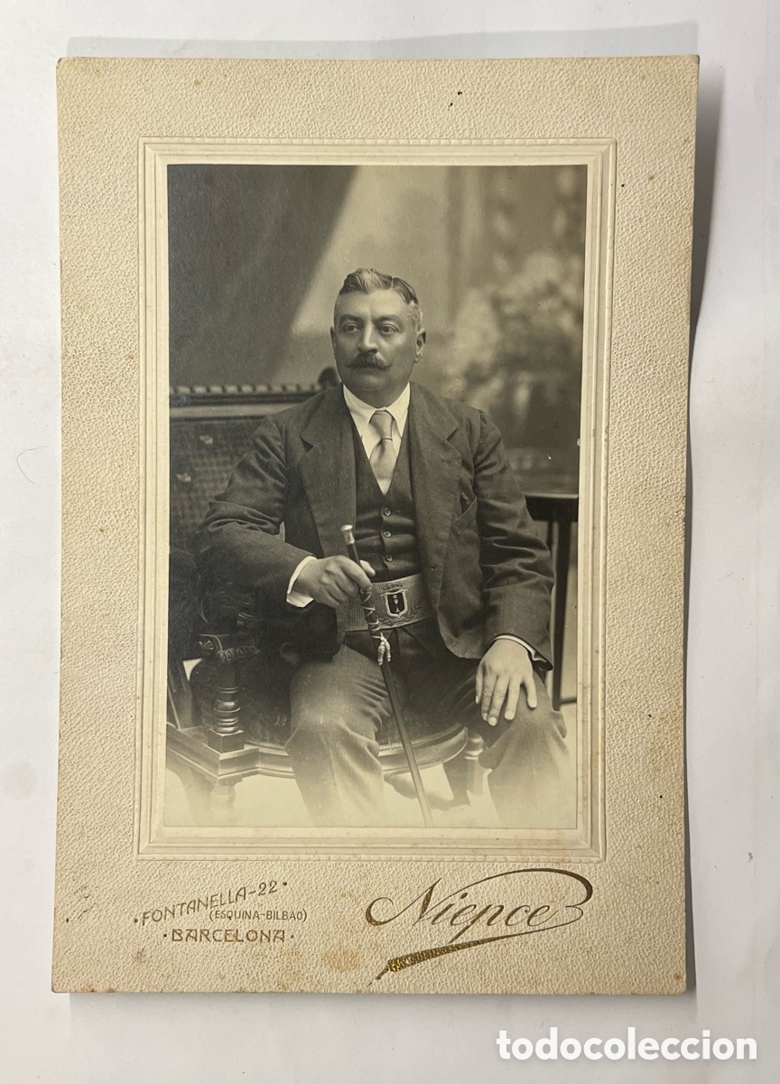 Fotografia antiga: CUENCA. MANUEL CABALLER URIOS. Alcalde de la Ciudad (1916-17) (1920-21) Fotograf&iacute;a NIEPCE, Barcelona