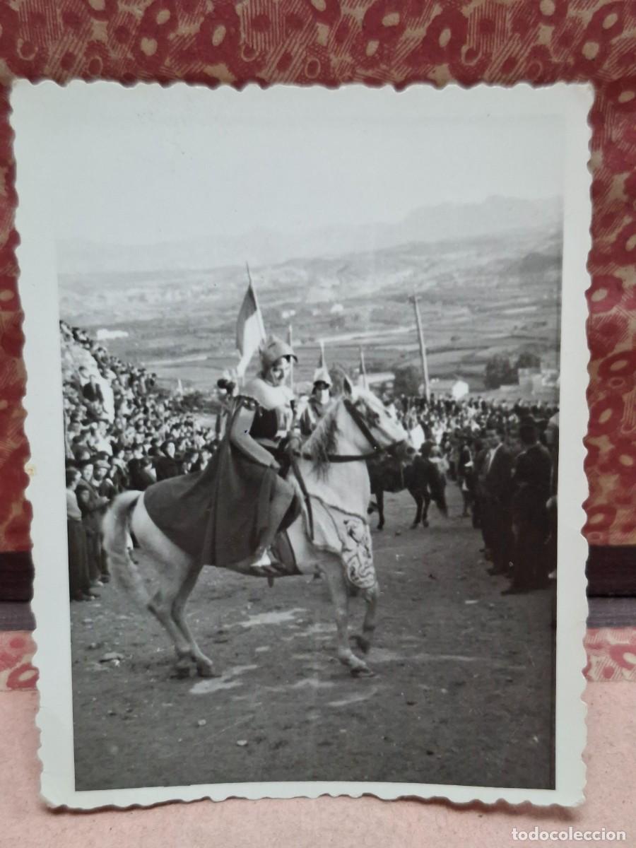 Antique Photography: ANTIGUA FOTOGRAFIA CABALLOS DEL VINO SELLO GIMENEZ CARAVACA MURCIA