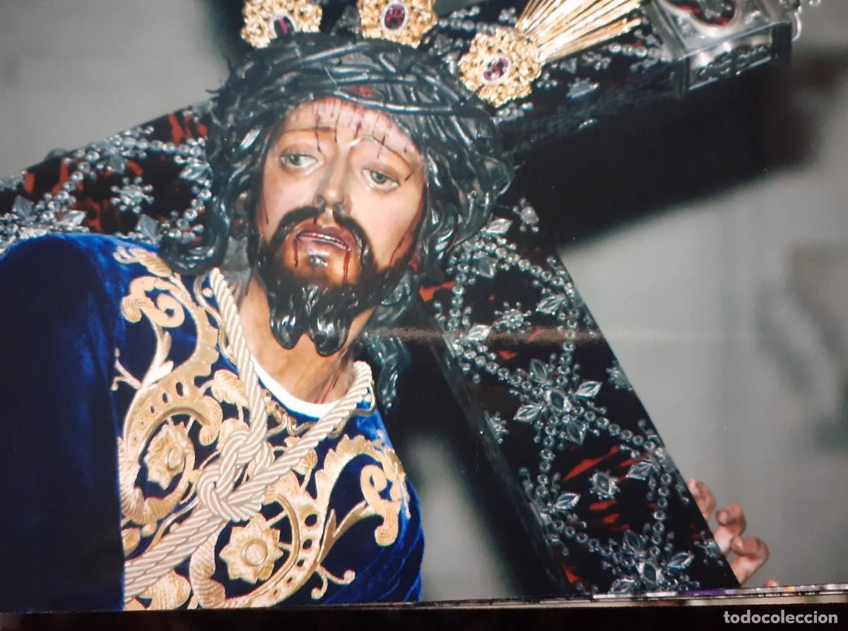 Alte Fotografie: SEMANA SANTA SEVILLA, ANTIGUA FOTOGRAFIA, CRISTO DE LAS PENAS (S. VICENTE), 15X11 CM.