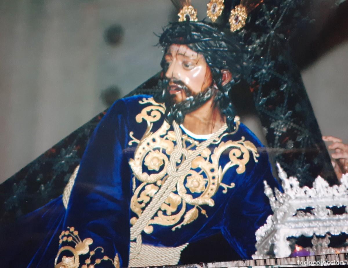 Photographie ancienne: SEMANA SANTA SEVILLA, ANTIGUA FOTOGRAFIA, CRISTO DE LAS PENAS (S. VICENTE), 15X11 CM.