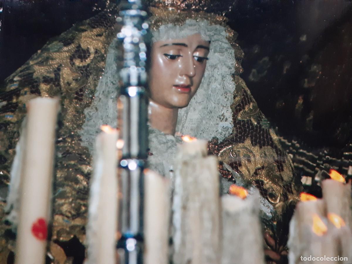 Alte Fotografie: SEMANA SANTA SEVILLA, ANTIGUA FOTOGRAFIA, PALIO VIRGEN DE REGLA (PANADEROS), 15X11 CM.