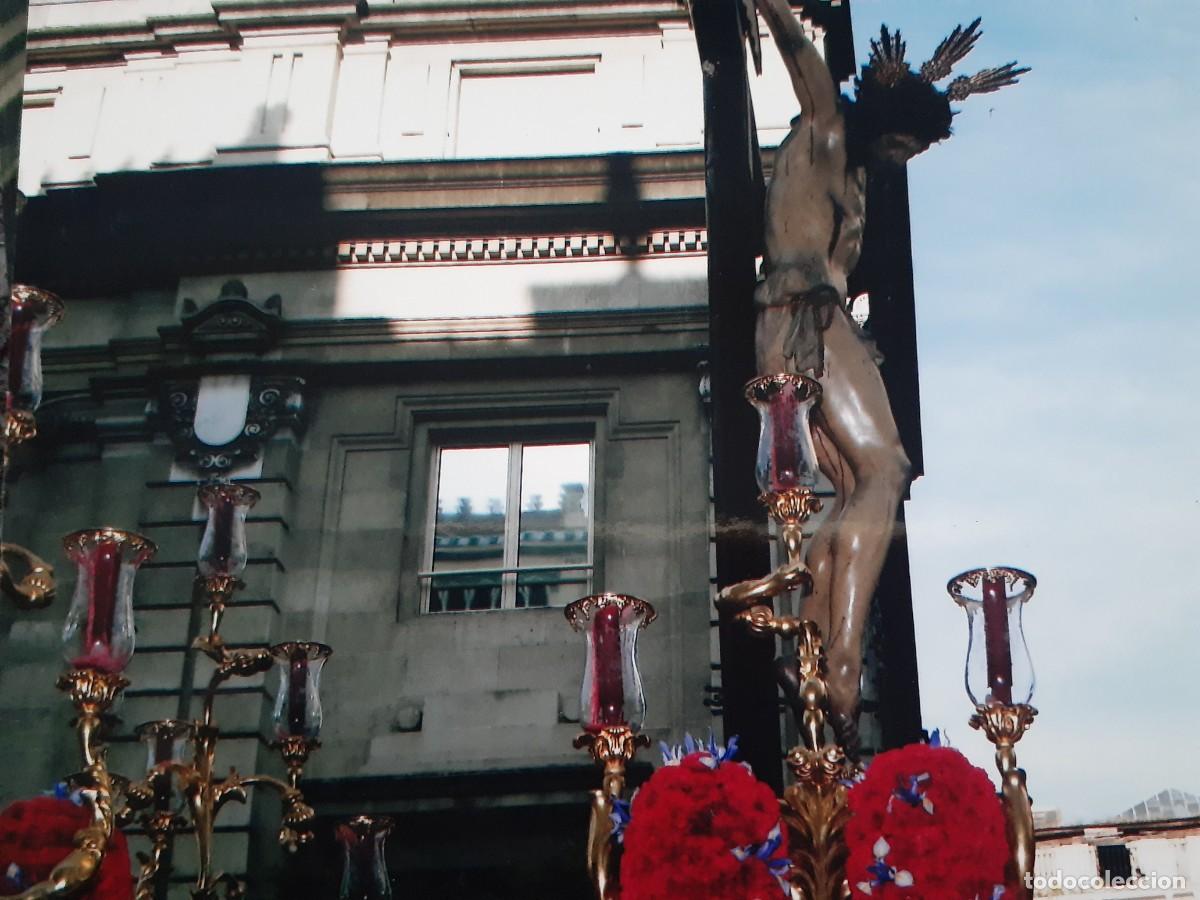 Fotografia antica: SEMANA SANTA SEVILLA, ANTIGUA FOTOGRAFIA, PASO CRISTO DE LA SALUD (S. BERNARDO), 15X11 CM.
